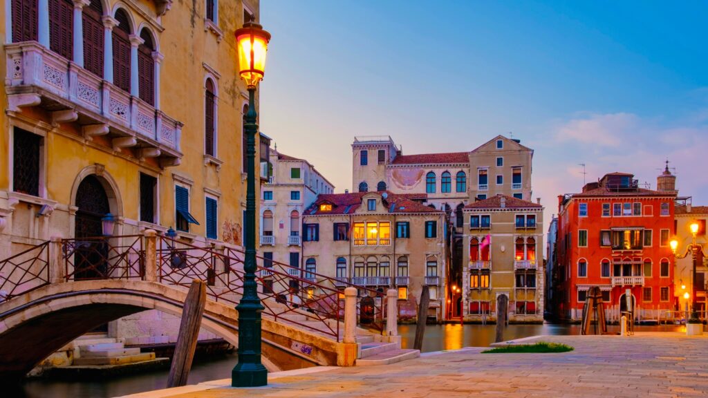 Canals of Venice Italy during summer in Europe,Architecture and landmarks of Venice. Italy | SUPERPOBYT Travel