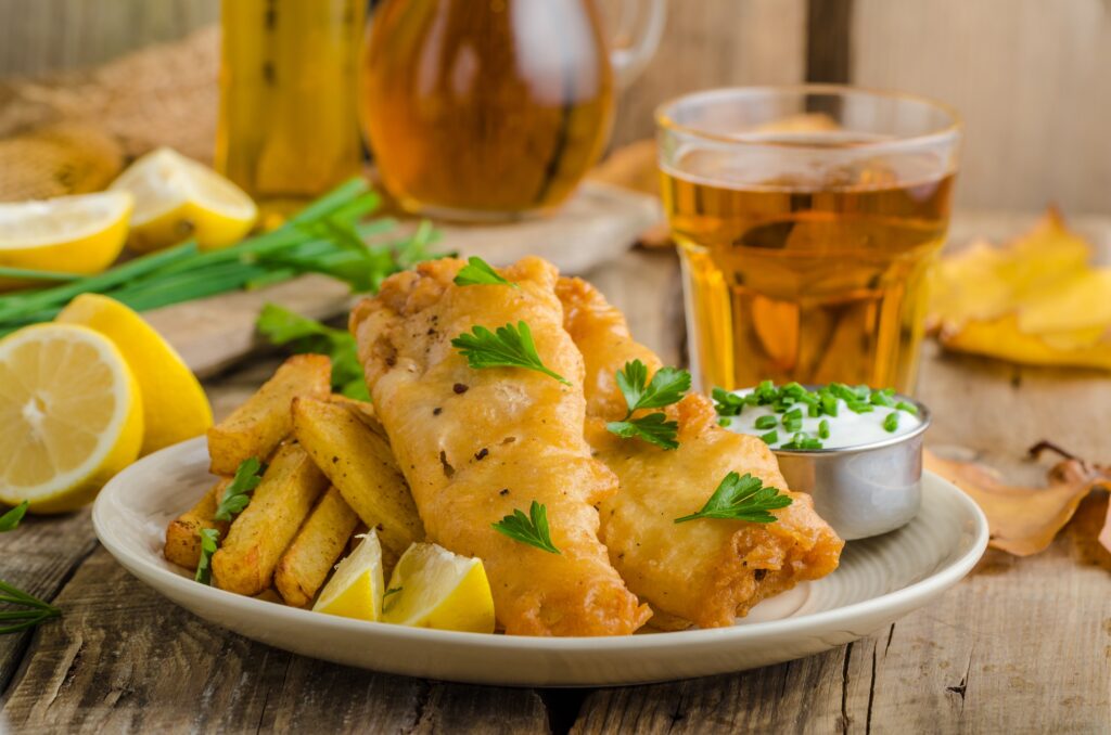 Fish & Chips, The Coylet Inn Is One Of The Best Places To Visit And Stay In Cowal Peninsula In The South Of Argyll & Bute | SUPERPOBYT Travel